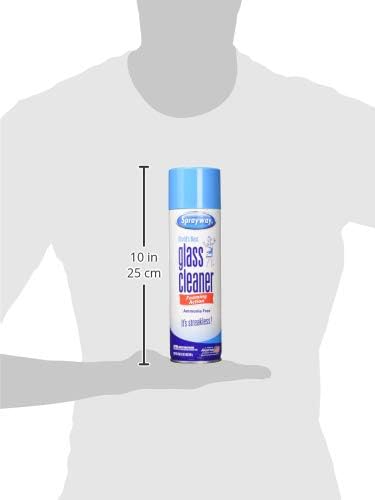 Sprayway Streakless Glass Cleaner 19 Ounce (Pack of 3) Made in USA, Blue and White (Package may vary)