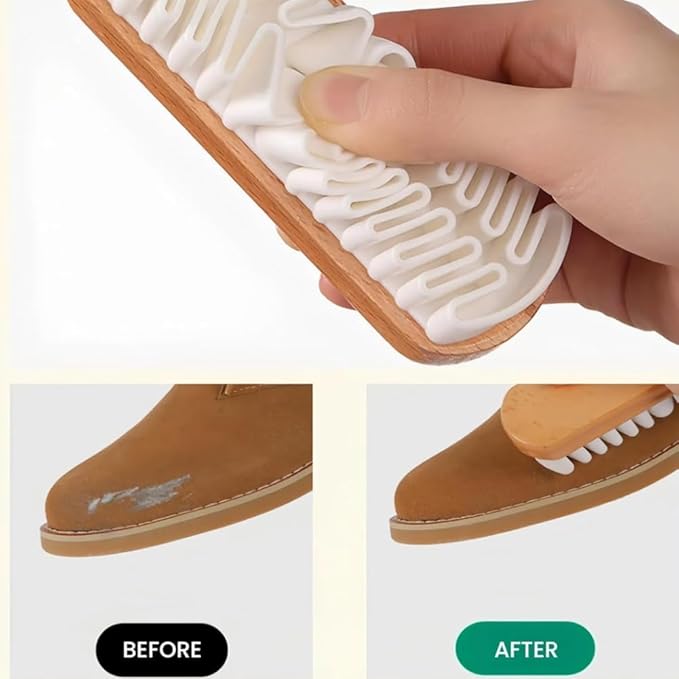 Magic Rubber Shoe Brush, 2026 New Lazy Shoe Brush, Suede & Boot Scrubbing Brush for Cleaning, Does Not Damage The Surface, Suitable for Cleaning Suede, Nubuck, Leather Shoes, Bags (2PC)