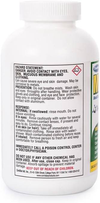 ComStar Munch, 2 Pound, Industrial-Strength Cold-Water Activated Bead Drain Opener, Clear Clogged & Slow Drains, Grease Traps, Septic Systems, Made in USA (30-611)
