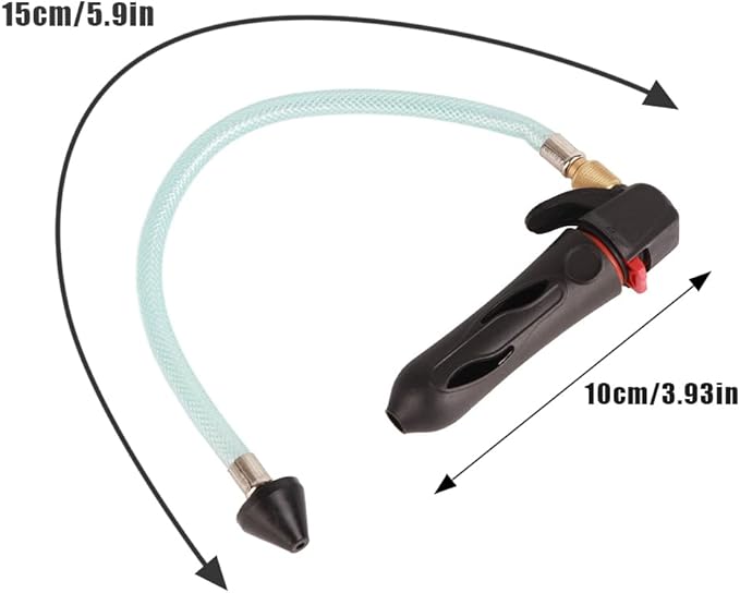 Tiiyee AC Drain Line Cleaner Tool, Gallo Threaded Air Conditioner Cleaner Blaster Opener with Flexible Hose Pipe High Pressure Unclogger Cleaning Kit for Unclogs Condensate Removal Clears HVAC Clogs