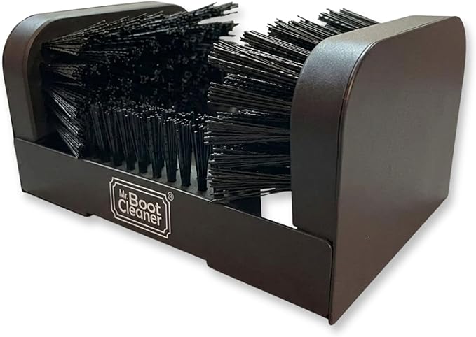 Heavy Duty Boot Brush Cleaner Outdoor Floor Mount or Portable Boot Scraper/Scrubber with Hardware