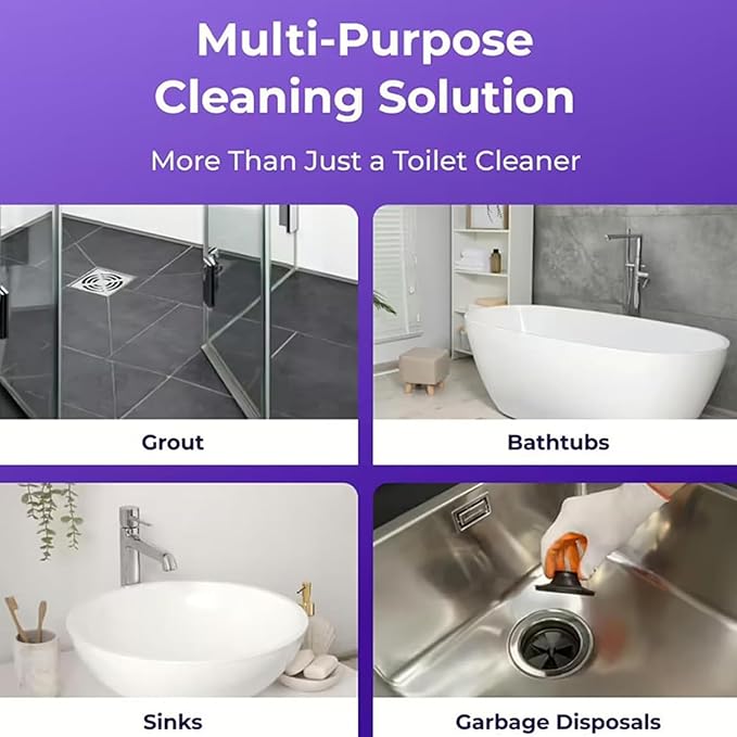 Fizzclean Toilet Cleaner, Fizzclean Toilet Cleaning Foam, Foam For Sparkling Clean, Touch Free Foaming Cleaning Powder (1)