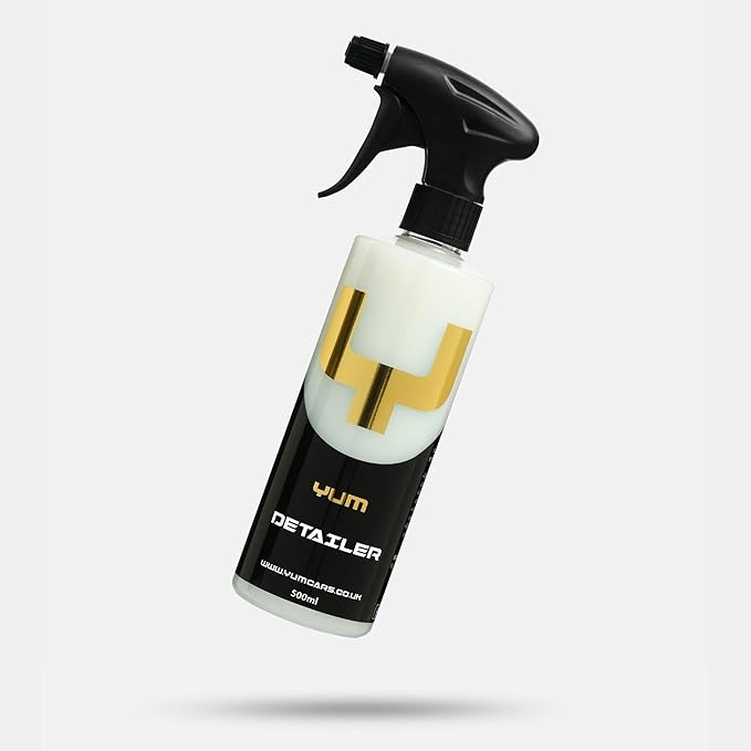 YumCars Yum Detailer – Versatile Quick Detail Spray for Gloss Boosting and Light Cleaning – Safe on All Exterior Surfaces Including Coated Finishes, Trim & Glass – Leaves a Streak-Free Shine – 500ml
