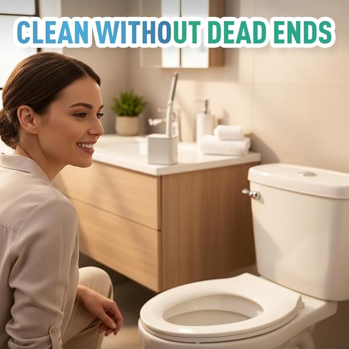 Disposable Toilet Brush, 2026 New Toilet Brush Holder, Compact Wall Mounted Toilet Brush for Modern Bathrooms, Hygienic Toilet Cleaner for Families (Lavender Flavor 6PCS)