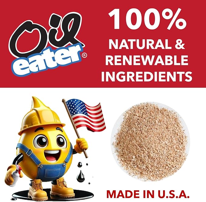 Rapid Clean Absorbent for Oil Spills, Automotive Spills, Paint Spills, Food Spills & Other Fluids