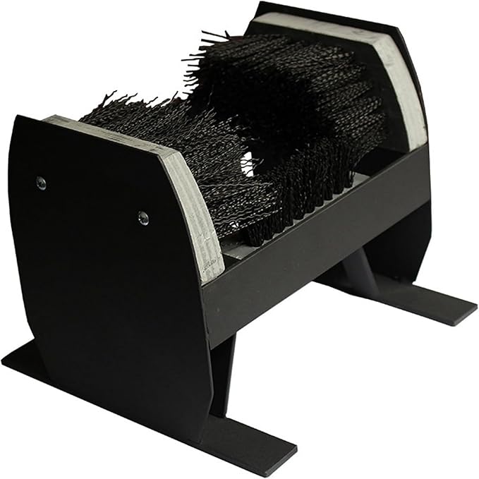 Quick to Install Boot Scraper Outdoor Shoe Cleaning Brush Heavy Duty Mud Cleaner for Home and Entryway (A)