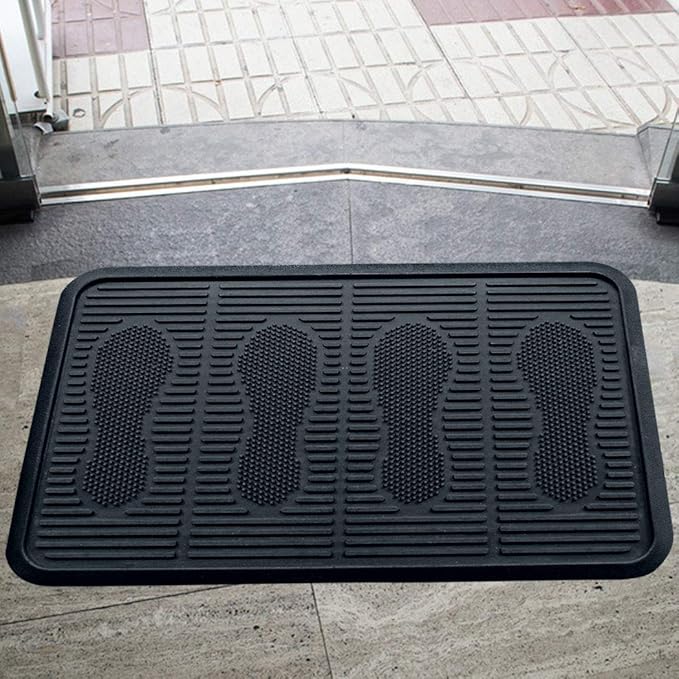 SafetyCare Rubber Shoe & Boot Tray - Multi-Purpose - 24 x 16 Inches - 1 Mat