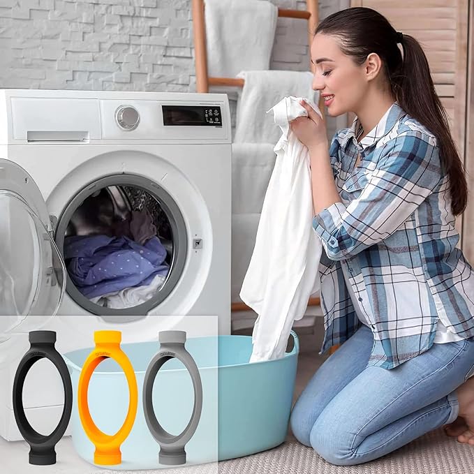 washing machine door prop,prevent holdy moldy Helps your Washer Dry Properly to Prevent Odors (dark grey) (ORANGE)