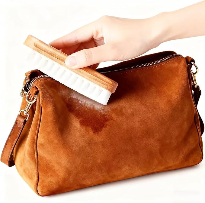 Suede Eraser & Brush for Shoes, Magic Rubber Shoe Brush Cleaner for Suede Shoe,Bags,Jacket Care (2PC)