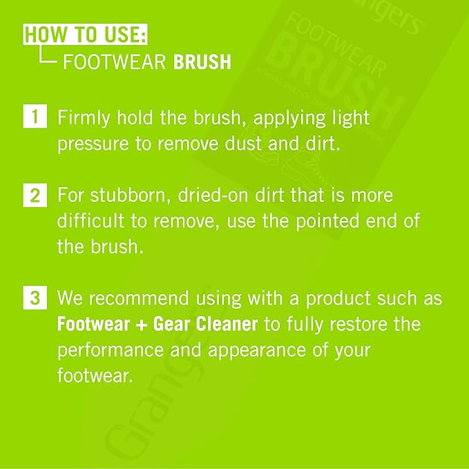 Granger's Boot Cleaning Brush/Versatile Wood-Handled Cleaning Brush (GRF89)
