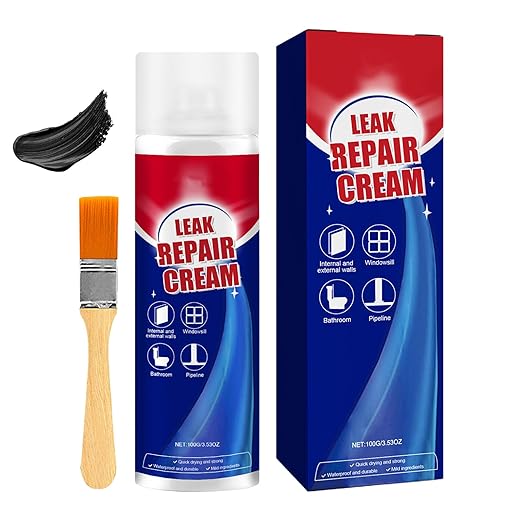 Liquid Sealer – Roof Coating, Waterproof Agent | Liquid Gap Filler for Tile Gutter Concrete Bathroom Wall Leak Protection Outdoor Floor Crack Repair Long-Lasting Seal Exterior Interior Fix