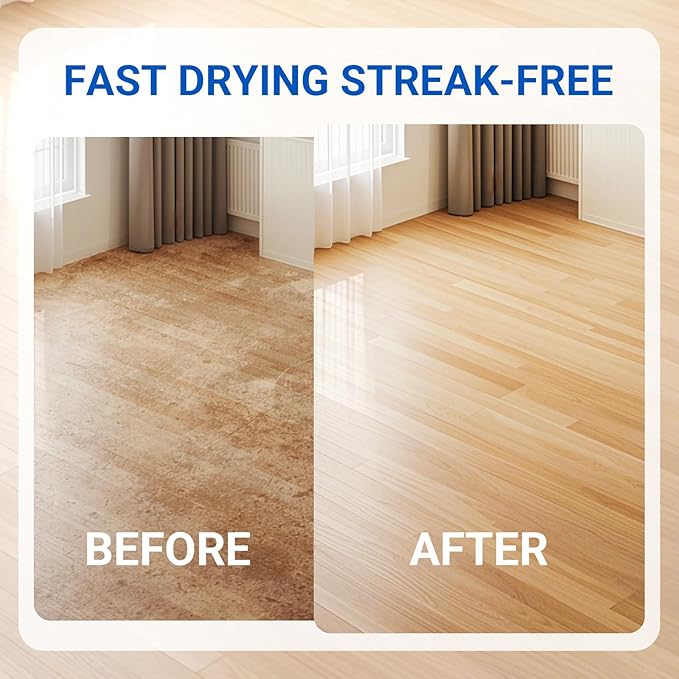 Seaways 100X Concentrated Floor Cleaner Solution - Plant-Based, Pet-Safe Formula for Hardwood, Tile, Laminate, Vinyl & Bamboo - Pre-Measured Bottle for Perfect Dilution with All Robot Mops
