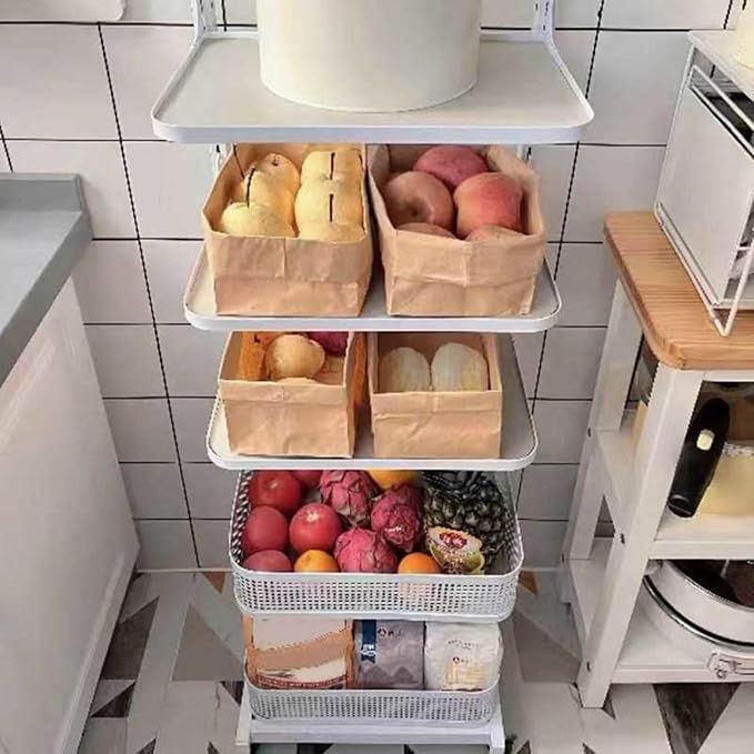 Kitchen Worktop Pan Stand nizer with Cupboard Storage Shelves Black Space Saving Plates and Bowls Holder