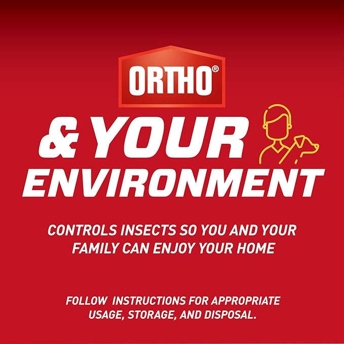 Ortho Home Defense Insect Killer for Indoor and Perimeter2 with Comfort Wand - Ready-To-Use Bug Spray, Kills Ants, Cockroaches & Spiders, 1.33 gal.