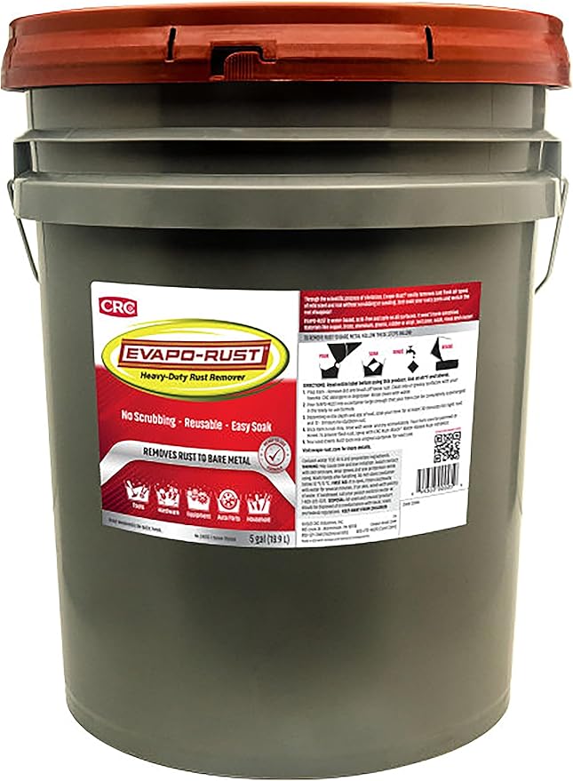 Evapo-Rust The Original Heavy Duty Rust Remover, Water-based, 5 Gallons