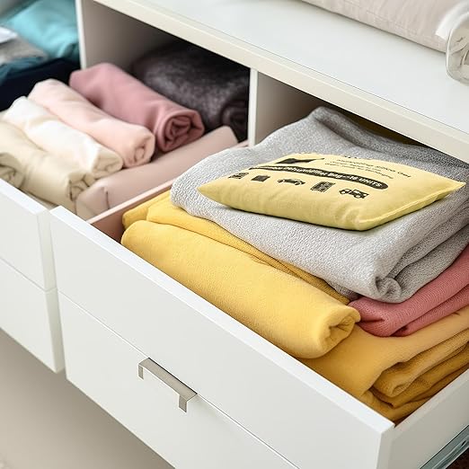 Wisesorb 2 Pack 500G Reusable Silica Gel Desiccant Dehumidifier Bags, Color Indicating Moisture Absorbers for Car, Closet, Garage, 3D Filaments, Emoisture, Microwave Rechargeable Reusable Drying Bags