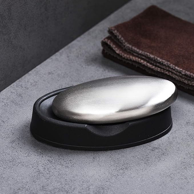 4 Pack Stainless Steel Soap Bar Magic Fish Garlic Onion Odor Remover
