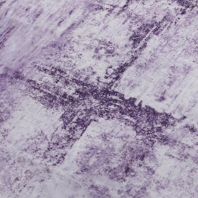 Abstract 5x8 Area Rug for Living Room Dining Room Home Office Bedroom Purple Grey