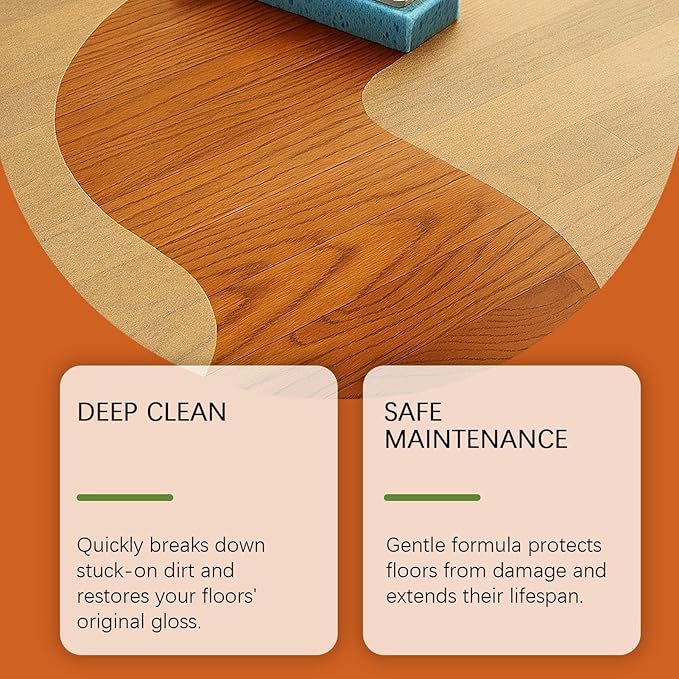 Multi- Floor Cleaner, 200ml Fresh Scent Solution, Cleaning Liquid with Gentle Formula, Floor Care Tool, Home Cleaner with Pleasant Fragrance, House Use for Bathroom and Kitchen