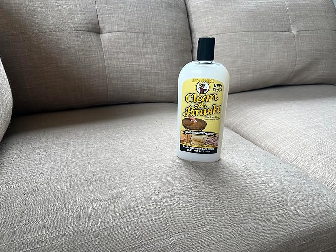 HOWARD Clean-A-Finish Wood Cleaner and Upholstery Cleaner for Furniture, Carpet Cleaning, Pour Bottle, 16 oz
