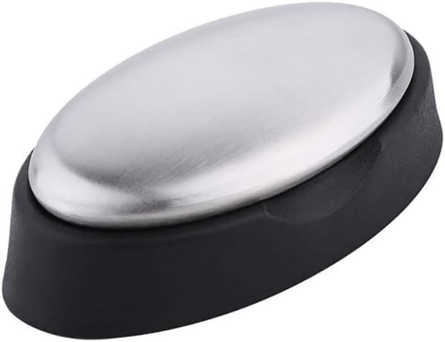 Silver Stainless Steel Soap Rub Odor Remover Absorber Eliminating Odor Smell Kitchen Bar,Holders and Dispensers