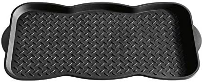 Superio Multi-Purpose Shoe and Boot Tray and Scraper- Protect Floors from Water Ice and Mud - Remove Mud, Dirt, Snow, and Sand