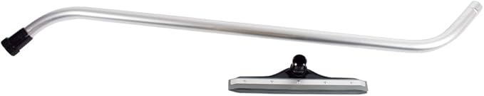 Cen-Tec Systems 94896 Wet/Dry Squeegee Vacuum Attachment with 1-Piece S-Wand, Aluminum