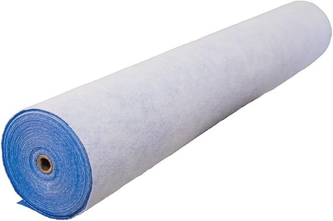ShuBee® BeeArmor® Blue Temporary Surface Protection – Impact Resistant, Slip-Resistant Tacky Backing, Multi-Surface Floor Protector for Construction, Remodeling & Painting, 39” x 100’ (325 Sq Ft)