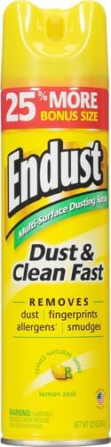 Endust Furniture Spray Lemon Scent 12.5 Oz