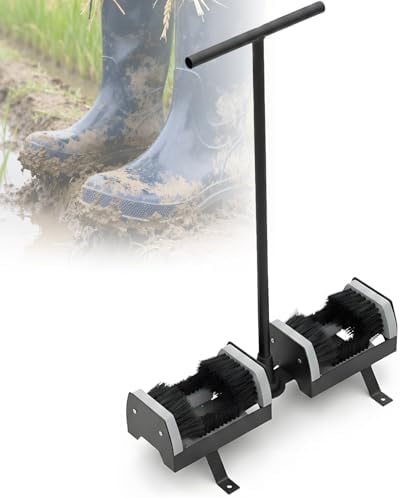 Heavy Duty Floor Mountable Shoe Scraper Brush with Handle – Outdoor Mud Remover Tool for Front Door Entry, Farmhouse, Garden & Boot Cleaning – Effective Mud Cleaning Solution