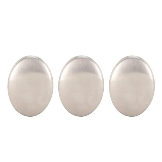 ‌Stainless Steel Soap Metal Odor Remover Soap Eliminating Smells Fish, Garlic, Onion froms Hands for Kitchen (3pcs)