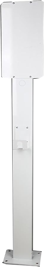 Durable Steel EV Charging Station Column - 67in Floor-Mounted Charging Pillar for Home Garage - Heavy-Duty Electric Vehicle Charging Stand, Perfect for Quick Charg