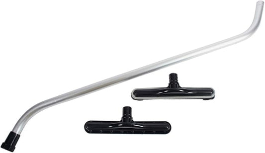 Cen-Tec Systems 94819 Commercial Cleaning Kit with 1-Piece Aluminum S-Wand and Vacuum Tools, 14-Inch, Black