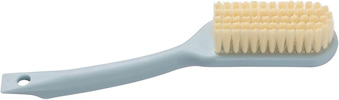 Shoe Cleaning Brush Soft Long Handle Scrub Brush Bathroom Kitchen (Blue)