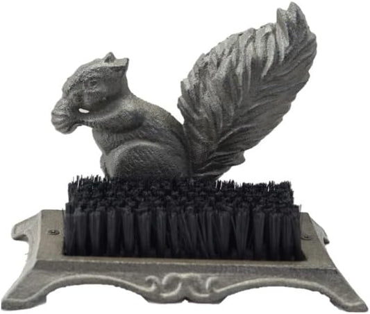 Midwest Craft House Cast Iron Squirrel Shoe Cleaner Mud Remover