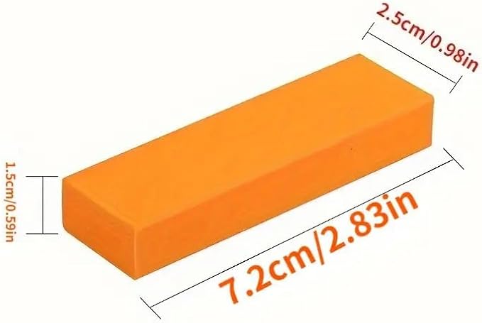 Upgraded Hard Water Limescale Eraser – Powerful Streak-Free Descaling Rubber Block for Glass, Tile, Stainless Steel, Faucets & Bathroom/Kitchen Surfaces