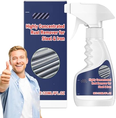 Vedaeyer Rust Remover,Highly Concentrated Steel Rust Remover,Rust Remover for Metal,Tools,Stainless Steel,Automotive Parts,Fast Acting (1pc)