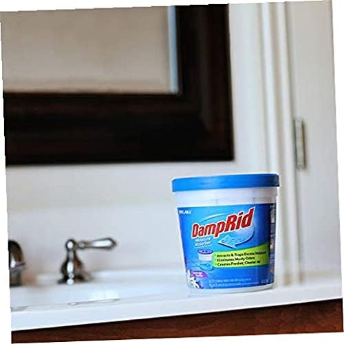 DampRid Lavender Vanilla Refillable Absorber Traps Moisture for Fresher, Cleaner Air, 4 Pack, Blue, 10.5 Ounces