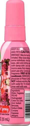 Air Wick V.I.P. Pre-Poop Toilet Spray, Up to 100 uses, Contains Essential Oils, Rosy Starlet Scent, Travel size, 1.85 oz, Holiday Gifts, White Elephant gifts, Stocking Stuffers