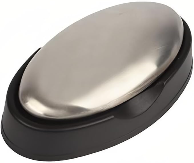 Stainless Steel Soap, Hand Odor Eliminator Remover Odor Absorber Like Onion Garlic Fish Scents from Hands and Skin - Kitchen Gadgets with Soap Dishes