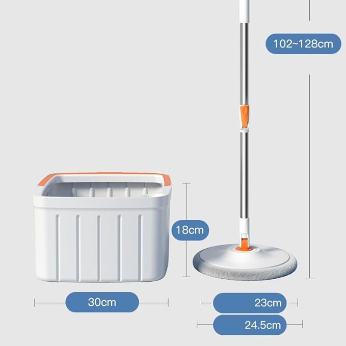 HBJWOV Household Hands-Free Cleaning of Sewage Separation Rotating Mop
