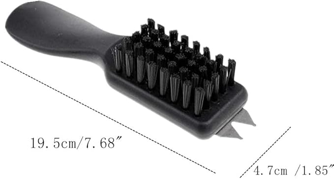 2 Pieces Mud Brush for Boots Golf Shoes Brush Stiff Bristles Shoe Brush|Cleaner Dirt Remover Tools Mud Remover with Spike Wrench fit for Hiking Shoes Farm and Walking Boot Brush