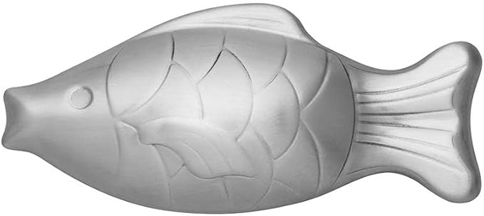 Amco Rub Away Bar, Stainless Steel Odor Absorber, Fish Shaped - Dishwasher Safe Kitchen & Outdoor Essential for Garlic, Onion, Fishing, Hiking Odors - Natural Odor Remover
