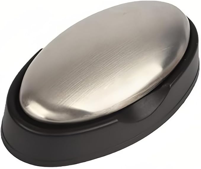 Stainless Steel Soap, Hand Odor Eliminator Remover Odor Absorber Like Onion Garlic Fish Scents from Hands and Skin - Kitchen Gadgets with Soap Dishes