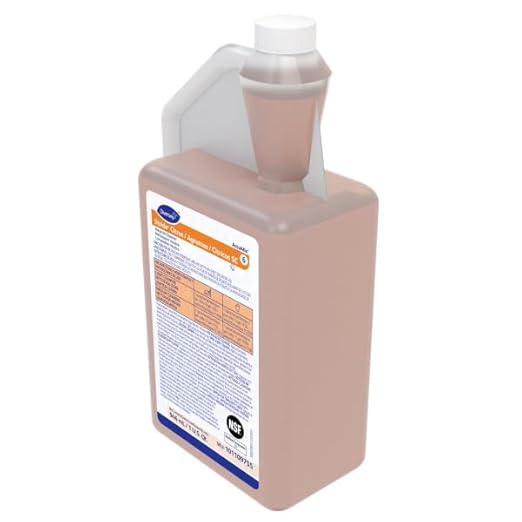 Diversey 101109755 Stride Citrus Neutral Cleaner, Commercial Liquid Floor Cleaner, Citrus Scent, AccuMix Concentrate, 32-Ounce