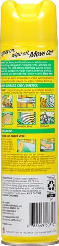 Endust Furniture Spray Lemon Scent 12.5 Oz