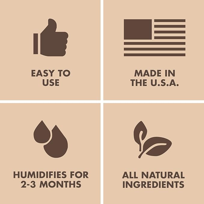 Boveda for Cigars/Tobacco | 69% RH Humidity Control Packs | Size Large for Use with Up to 25-100 Cigars | Patented Technology For Cigar Humidors | 4-count Resealable Bag