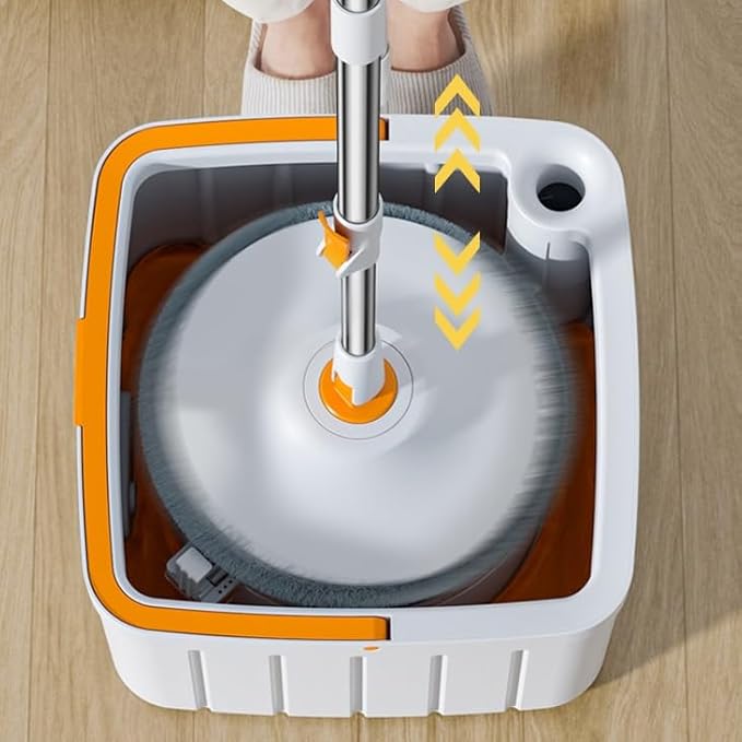 HBJWOV Household Hands-Free Cleaning of Sewage Separation Rotating Mop