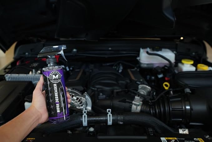 Nova Heavy Duty Automotive Degreaser 16 oz (Pack of 1) | Removes Grease, Brake Dust & Grime | Fast-Acting Cleaner for Engine, Garage, Car Detailing | Industrial Strength Formula