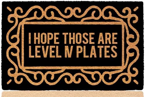 I Hope Those are Personalize Your Welcome Monogrammed Doormat Indoor Rugs for Front Door and Entry Rugs Indoor Non Slip 18x30 inch
